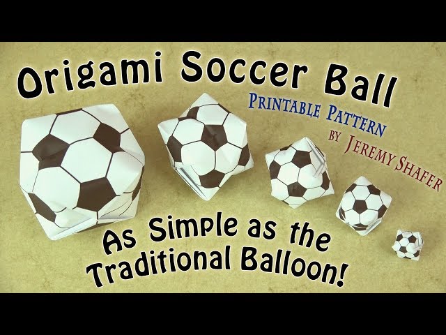 Origami Soccer Ball - YouTube origami-soccer-ball-youtube