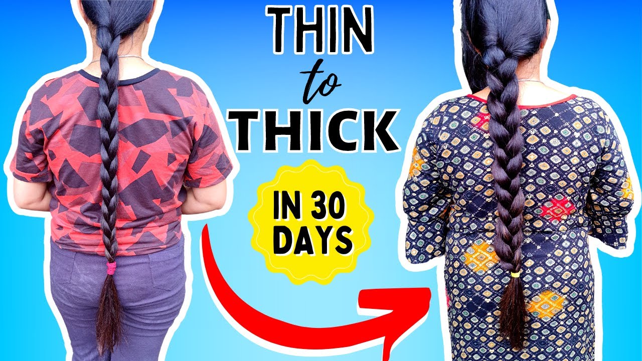 Grow hair Faster & Thicker in 30 days|Thicker hair home remedy