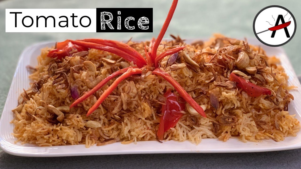 Special Tomato rice | Nasi Tomato Sedap Malaysian style | Tomato Rice ...