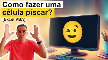 Célula piscando ( aviso de alerta no Excel VBA ) ao atingir uma condição.