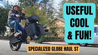 Specialized Globe Haul ST cargo ebike - test and review of city, commuter, adventure bike