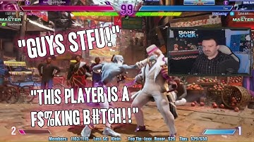 DSP Tells Chat to “Stfu”, Gets Manhandled and Goes off on Everyone in the Most Toxic SF6 Session