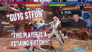 DSP Tells Chat to “Stfu”, Gets Manhandled and Goes off on Everyone in the Most Toxic SF6 Session