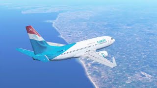 Infinite Flight - Frankfurt (EDDF) to Luxembourg (ELLX) | Boeing 737 | Luxair | Timelapse