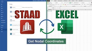 Famous STAAD to Excel (Get Nodal Coordinates) - Using OpenSTAAD Profile
