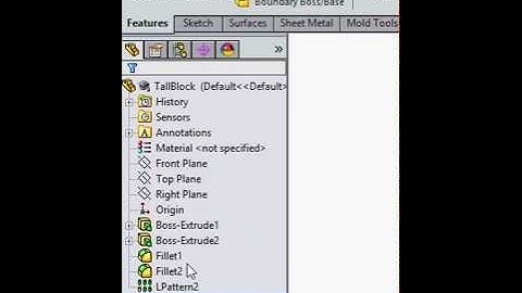 Re Arranging Features