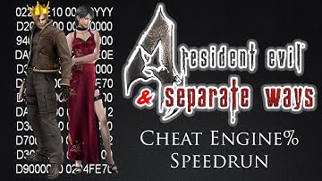 Resident Evil 4 + Separate Ways - CheatEngine% Speedrun Take 2