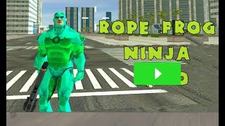 ► Rope Hero Vice Town - Spider Rope Hero Frog Ninja Strange Gangster Crime Android Walkthrogh screenshot 4