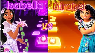 Isabella 💜VS Mirabel💛 TILES HOPE EMD RUSH screenshot 2