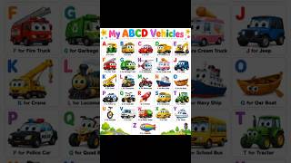 🚗 Learn ABCD with fun vehicles! 🎉A for Auto, B for Bus… let’s start fun learning with kids! 🧒✨