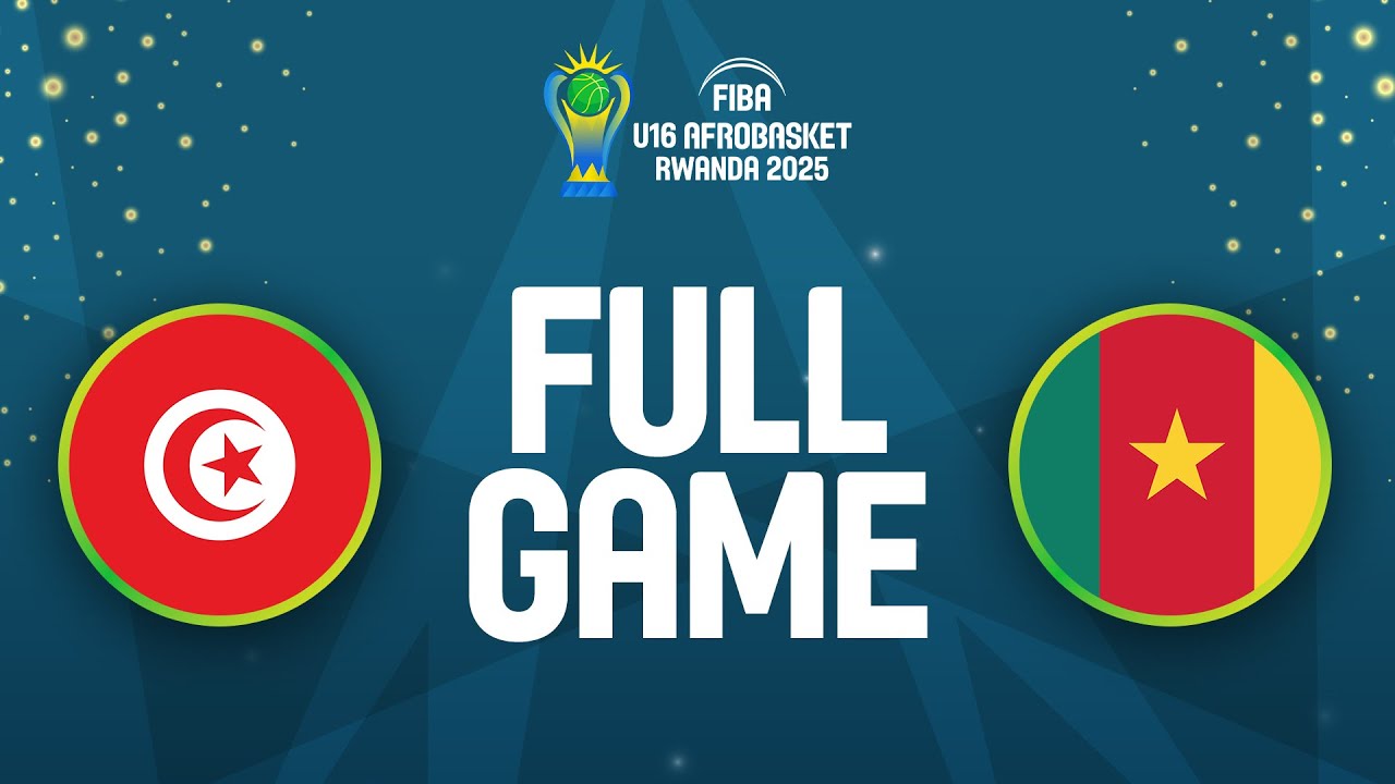 Group Phase | Tunisia v Cameroon | Full Basketball Game | FIBA U16 AfroBasket 2025