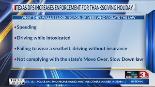 Texas DPS increases enforcement for Thanksgiving holiday