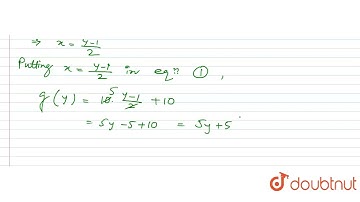 Let RR be the set of real numbers and f:RR rarr RR be defined by , f(x)=2x +1. Find g: RR rarr R...