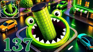 Hole.io Gameplay Walkthrough Part 137 🕳️🔥Swallow Everything & Dominate the City! screenshot 2
