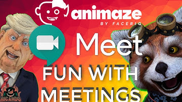 Google Meet and Animaze by Facerig | Fun With Meetings and Classroom FREE - BETA