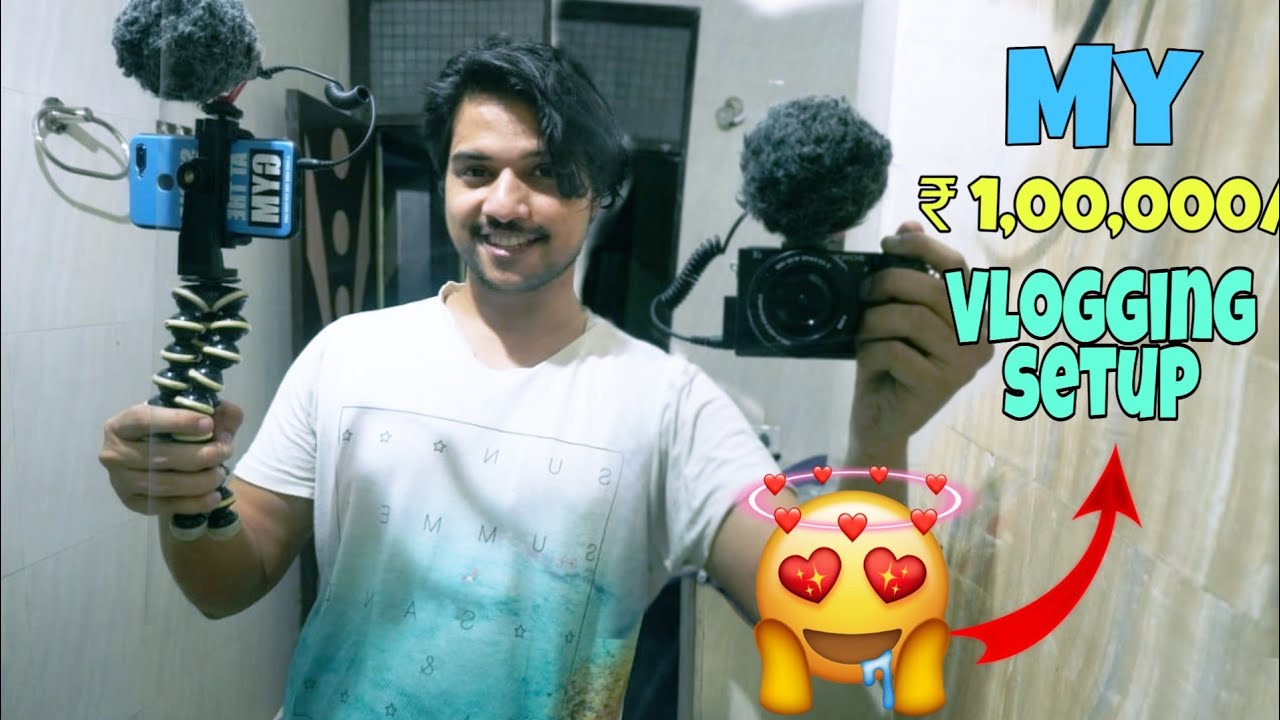 My ₹1,00,000 Vlogging Setup || Best Vlogging Gears 📸 - YouTube