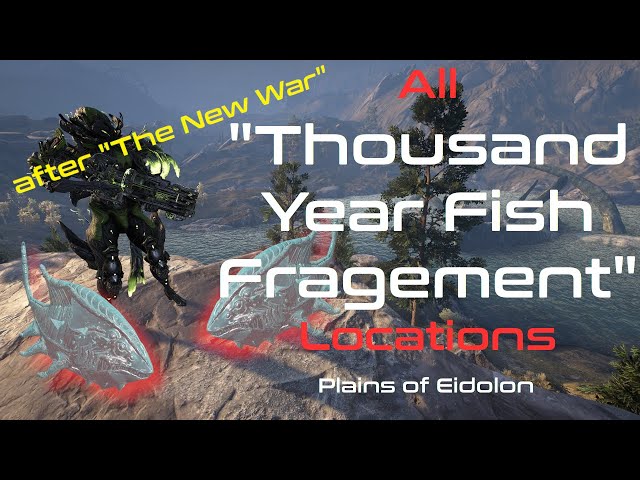 Warframe - All "Thousand Year Fish Fragment" Locations (AFTER "The New  War") - YouTube