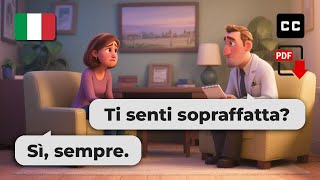 Learn Italian Conversation with a Psychologist 👩‍⚕️ Beginner Level A2-B1