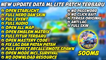 Data ML Lite Full Event 500Mb Terbaru Patch Yin