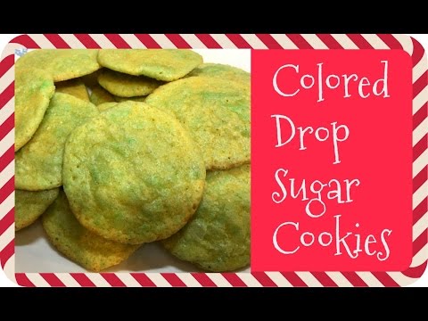 Colored Drop Sugar Cookies Vlogmas Day 4