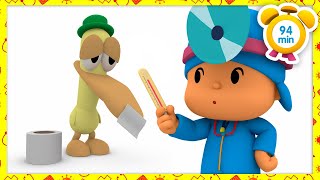 POCOYO in ENGLISH  Sick Child Visits The Doctor ‍⚕ [94 min] Full Episodes |VIDEOS and CARTOONS