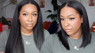 UNDER $30! | 2 SYNTHETIC U-PART WIGS | Shake-N-Go Natural Yaky Straight 14" & 28" | 💕🍰