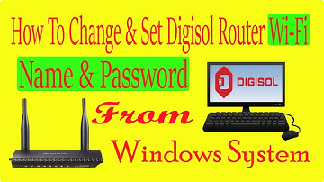 How To Change Digisol Router Wi Fi Name And password From Windows System [By Inchanji Technical]