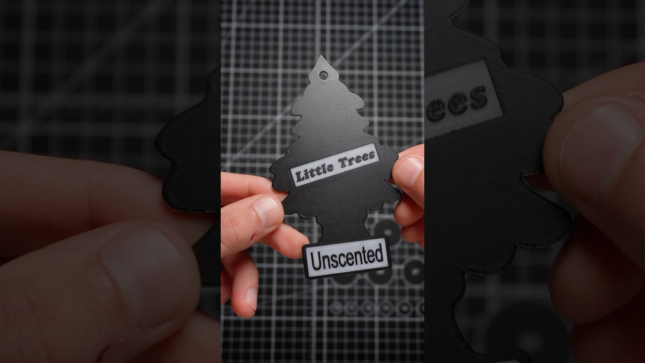 3D printed Little Tree Air Freshener