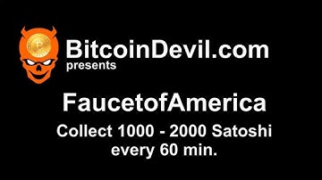 Bitcoin Faucet / Free BTC/ faucetofamerica.com / 2000 Satoshi / 60min / Faucetbox / Payout proof