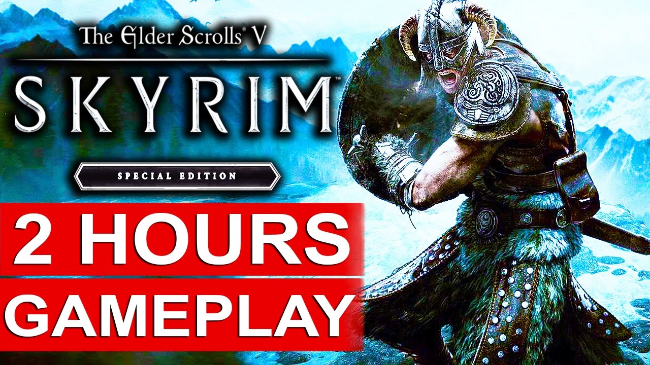 SKYRIM SPECIAL EDITION Gameplay - 2 of SKYRIM Remastered [1080p HD PS4] - No YouTube