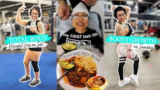 How to Lose Weight, Gain Lean Muscle & ENJOY the Food We Love + Getting My First Lash Lift!