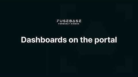 Dashboards on the Portal