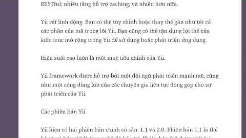 Bài 1: Giới thiệu Yii Framework - Học lập trình php và Mysql miễn phí  - yii2.0