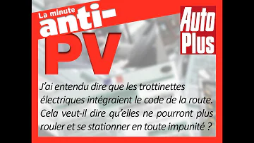 Quel est le code de la route pour les trottinettes ?
