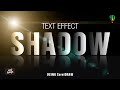 Learn How to Quickly do Text Shadow Effect in Corel Draw | Text Effect in Corel Draw