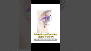 Master Eyelash Structure in 60 Seconds! 🎨✨ #art #drawingtutorial #digitalart