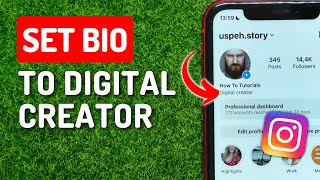 How to Set Instagram Bio to Digital Creator