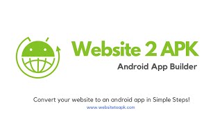 Website 2 APK Builder Pro v5.0 - Convert your Website or HTML into Android App (Official Teaser) screenshot 2