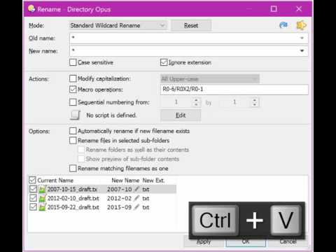 Rename Macro Builder