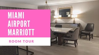 Miami Airport Marriott Presidential Suite #974 Room Tour