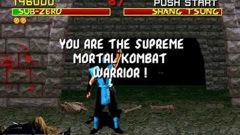 Mortal Kombat (1992) - Arcade - Sub-Zero - Ending