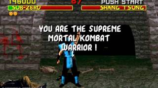 Mortal Kombat (1992) - Arcade - Sub-Zero - Ending