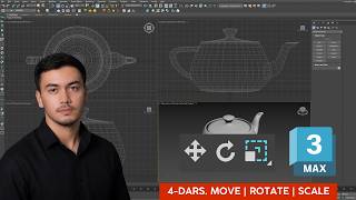 3ds max | Move, Rotate, Scale | Tutorial