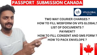 How To Send Passport For Canada Visa Stamping | How to Fill Conset & SMS form| What After PPR|Canada