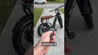 A must-have e-bike accessory. A must-have e-bike accessory.
