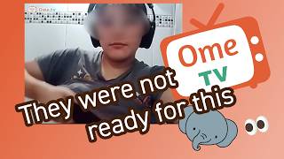 reaction ome.tv prank🫣