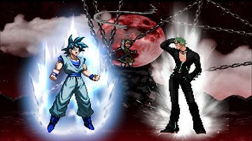 [DBZ vs KOF] Goku LV 8 vs K-Ghost