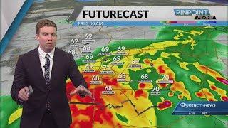 Widespread storms overnight in Charlotte followed by dry weekend