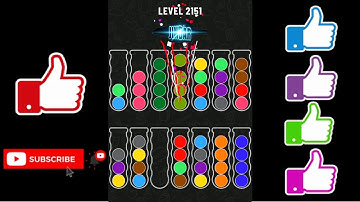 Ball Sort Puzzle Level 2151