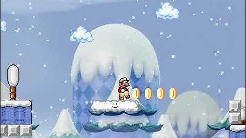 Mario Worker Remake SMB4 World 1~3 Completed Video